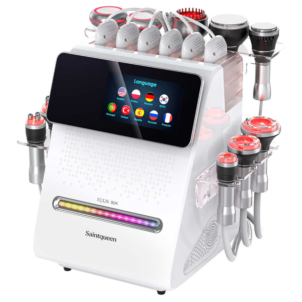 SQ126B Max – urządzenie do kawitacji 80K 11 w 1 z RF, EMS i głowicą chłodzącą