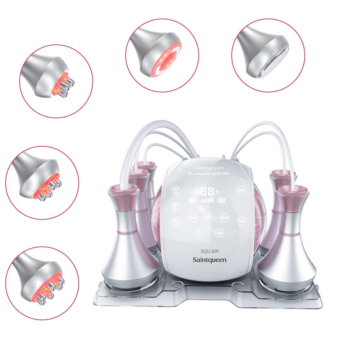 SQ52 Pro – urządzenie do kawitacji 80K 5 w 1 z RF i masażem próżniowym
