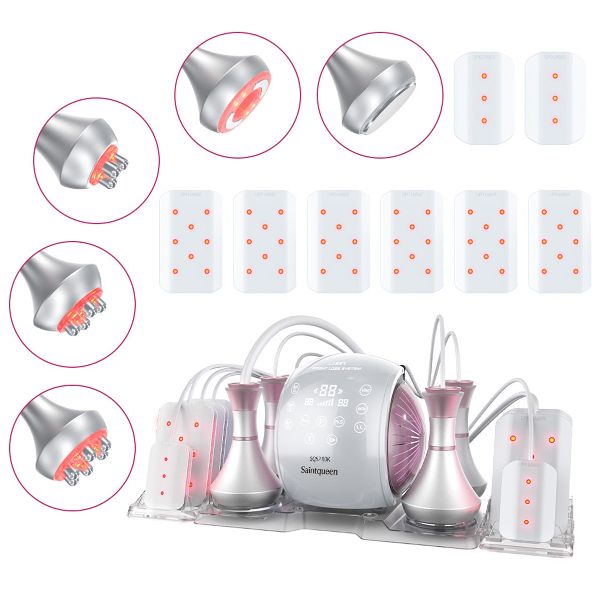 SQ52 Pro – urządzenie do kawitacji 80K 6 w 1 z RF i panelami laserowymi Główne zdjęcie produktu