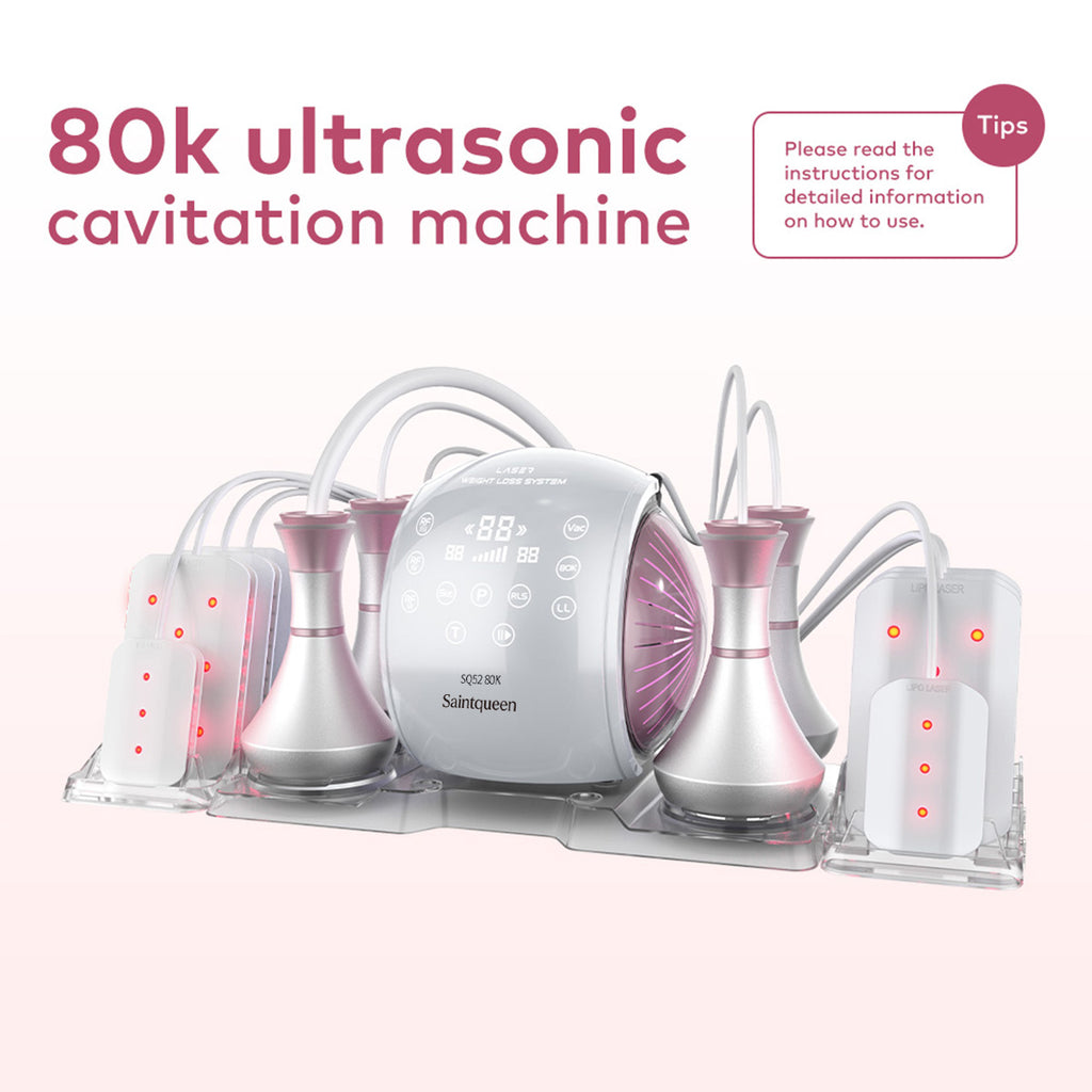 SQ52 Pro – urządzenie do kawitacji 80K 6 w 1 z RF i panelami laserowymi