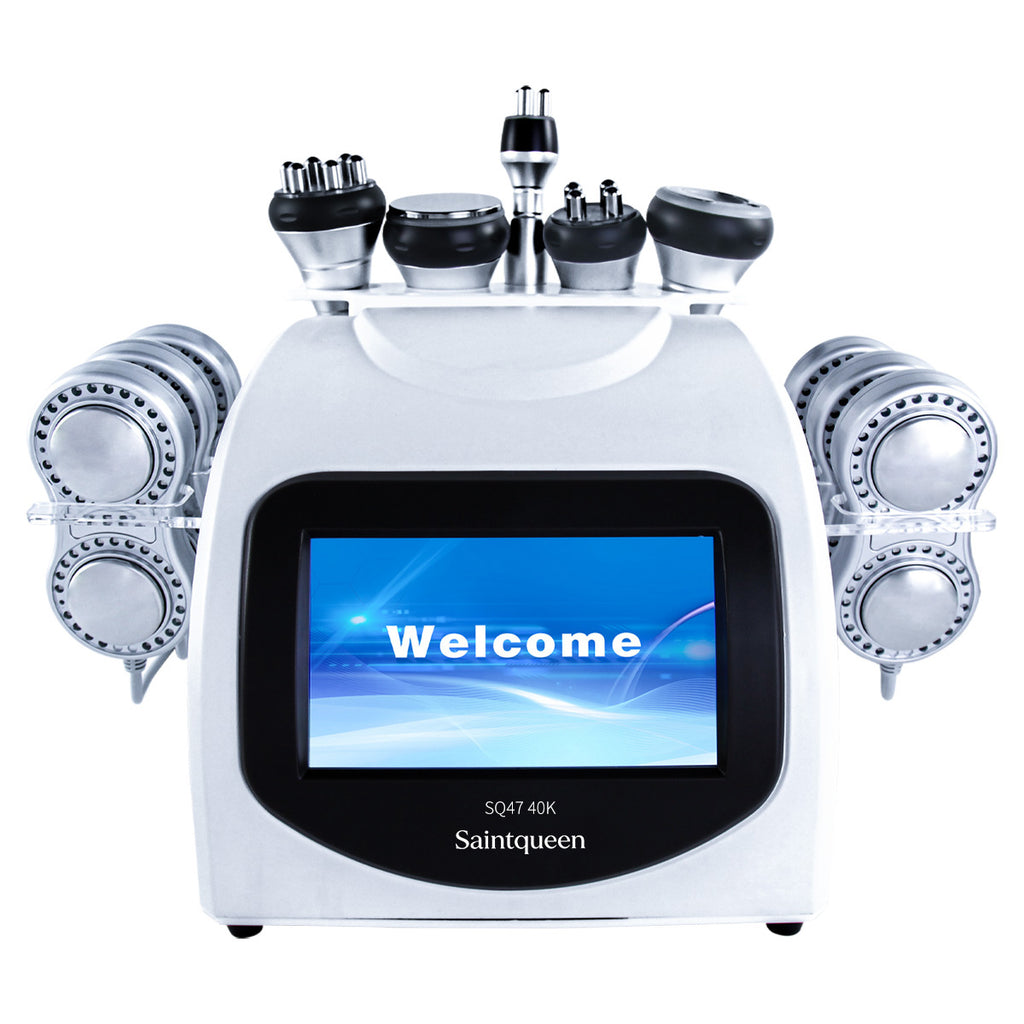 SQ47B Pro – urządzenie do kawitacji 40K 6 w 1 z RF, EMS i panelami laserowymi