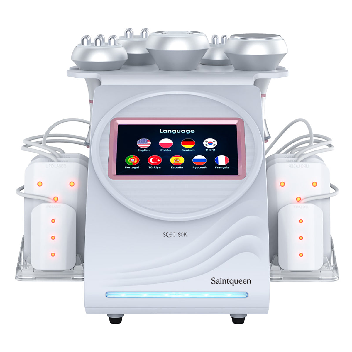 SQ90C Pro – urządzenie do kawitacji 80K 6 w 1 z RF i panelami laserowymi