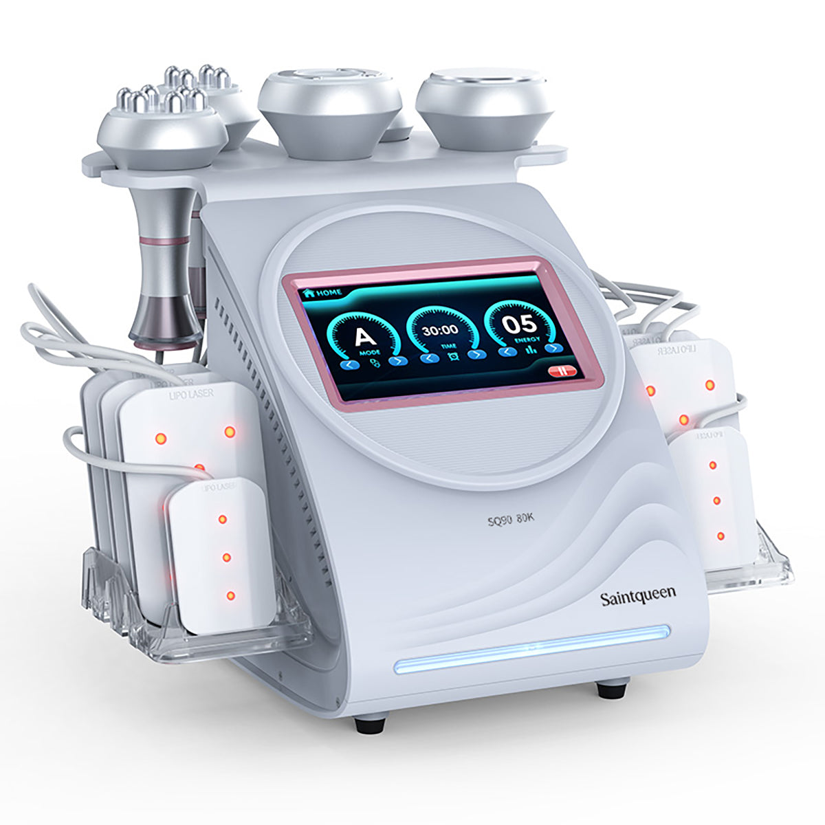 SQ90C Pro – urządzenie do kawitacji 80K 6 w 1 z RF i panelami laserowymi