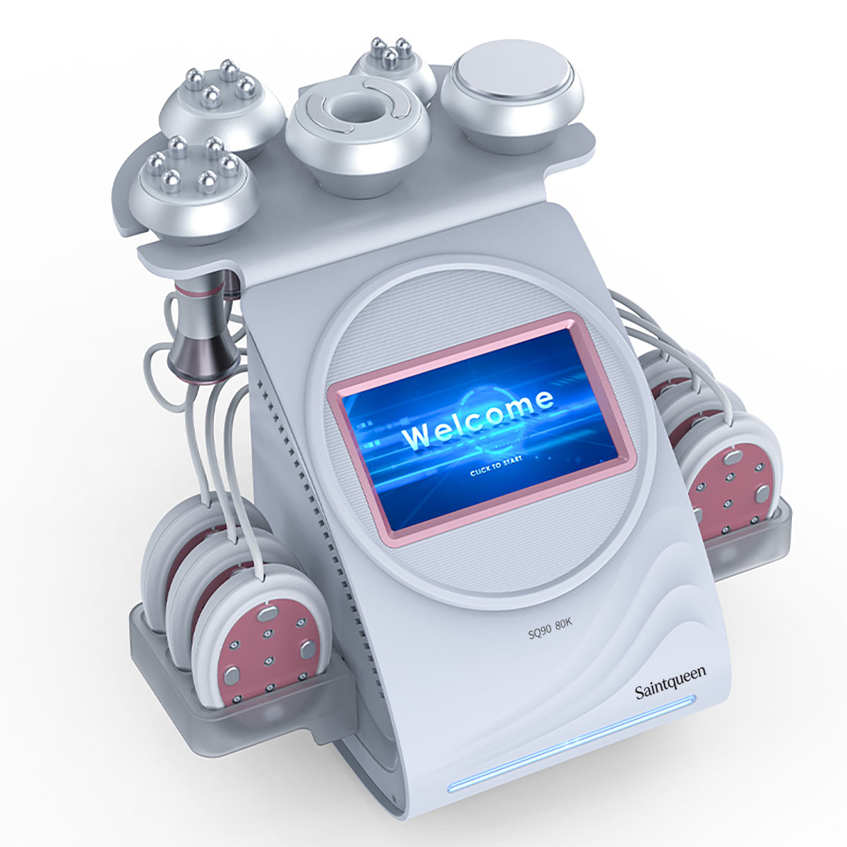 SQ90B Pro – urządzenie do kawitacji 80K 6 w 1 z RF, czerwonym światłem i mikroprądami