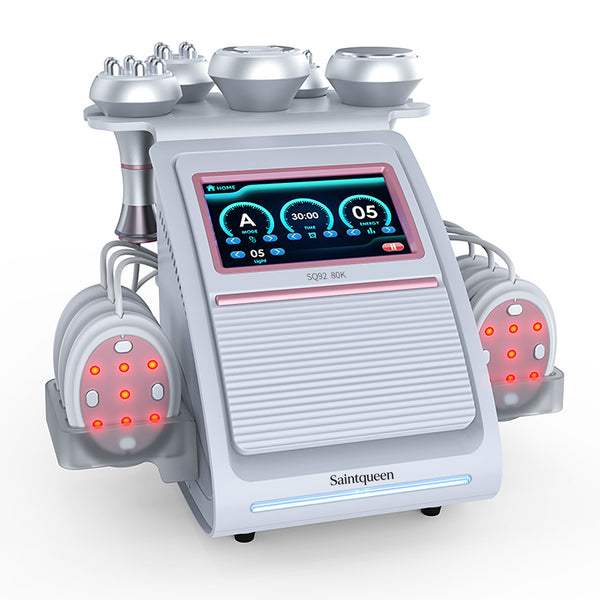 SQ92B Pro – urządzenie do kawitacji 80K 6 w 1 z RF, czerwonym światłem i mikroprądami