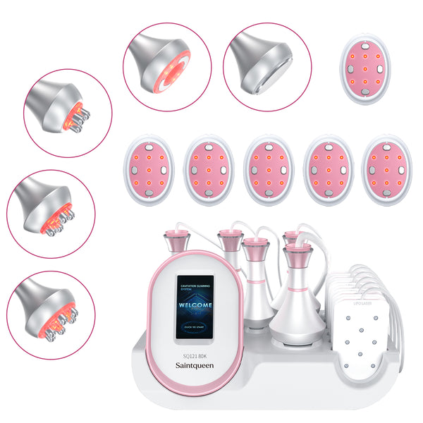 SQ121B Pro – urządzenie do kawitacji 80K 6 w 1 z RF, EMS i mikroprądami