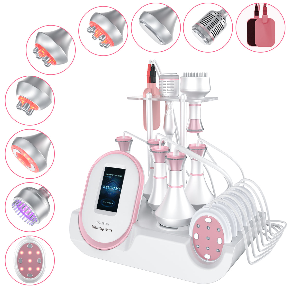 SQ121D Plus – urządzenie do kawitacji 80K 9 w 1 z RF i mikroprądami Główne zdjęcie produktu