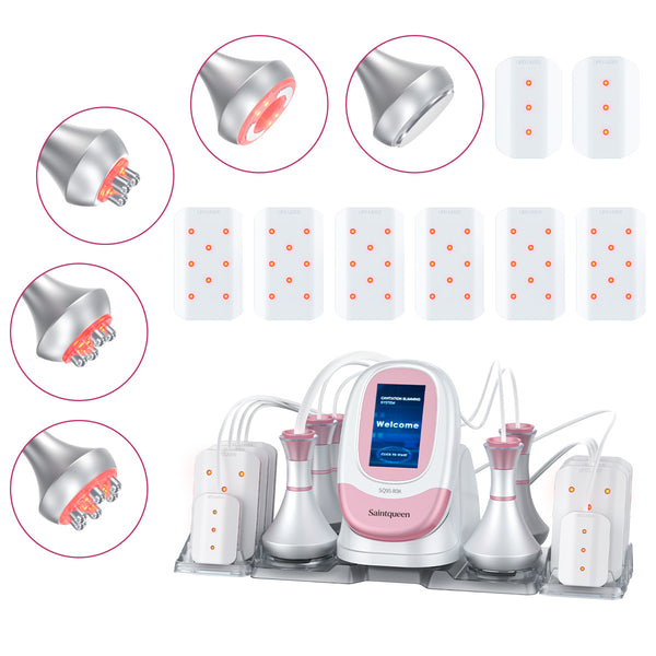 SQ95C Pro – urządzenie do kawitacji 80K 6 w 1 z RF i panelami laserowymi