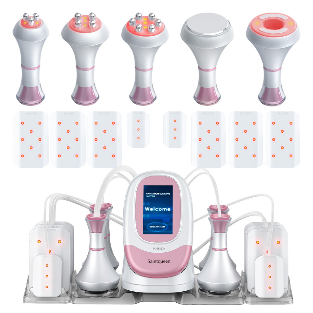 SQ95C Pro – urządzenie do kawitacji 80K 6 w 1 z RF i panelami laserowymi