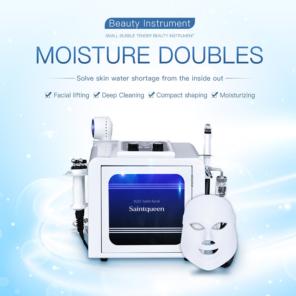 SQ15 Aqua Plus — hydrofacial 8-w-1 Drugie zdjęcie produktu