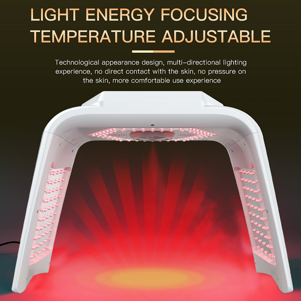 SQ78 — łuk LED z mgiełką, ciepłem i EMS