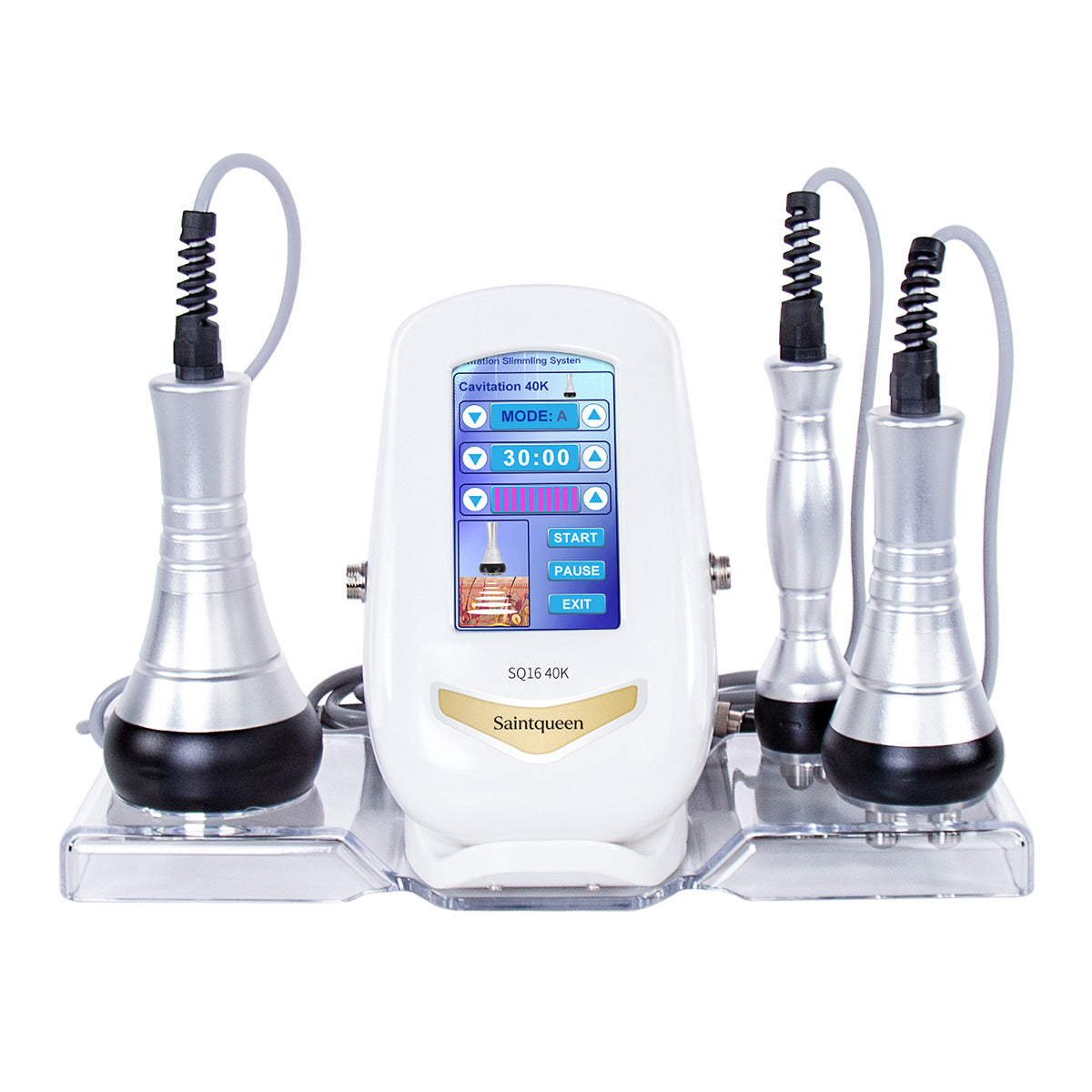 SQ16 3-in-1 40K cavitation and RF machine with three handpieces Główne zdjęcie produktu